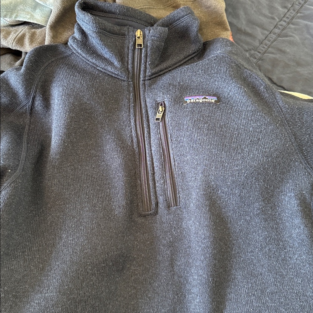 Patagonia Navy Quarter-Zip Fleece